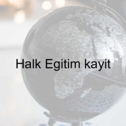 Halk Eğitim kayıt