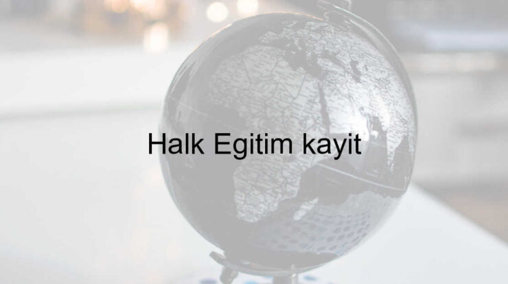 Halk Eğitim kayıt