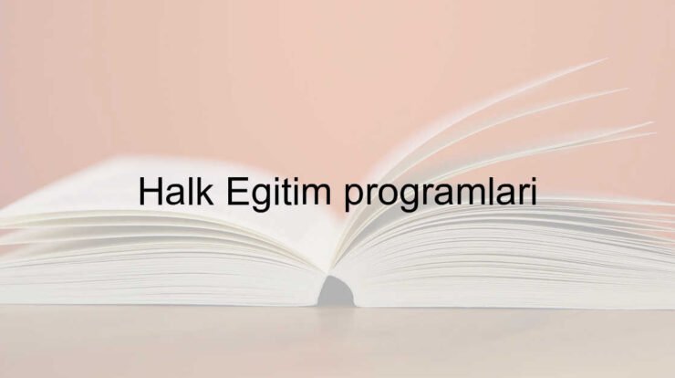 Halk Eğitim programları