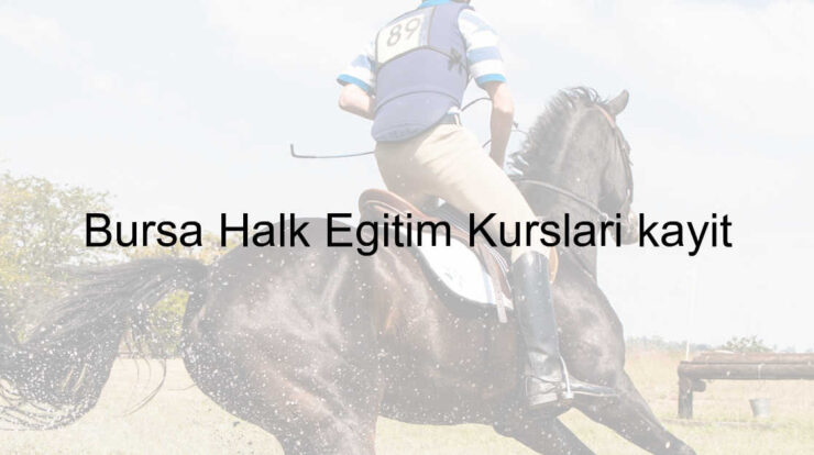 Bursa Halk Eğitim Kursları kayıt