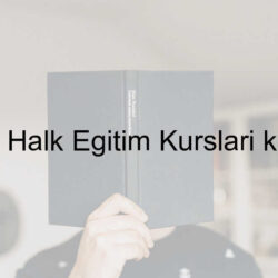 Bursa Halk Eğitim Kursları kursları