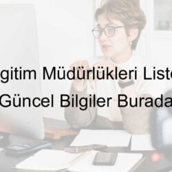 halk egitim müdürlükleri listesi